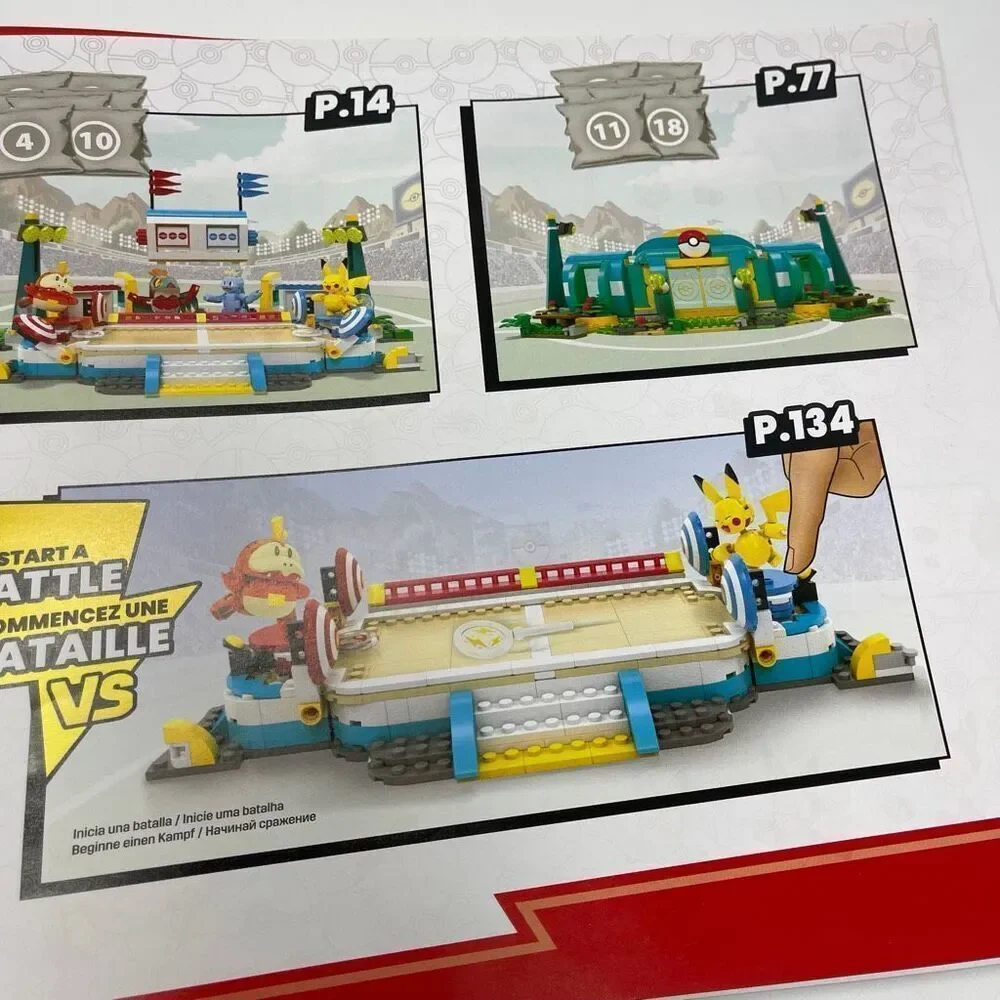 Mega Construx Pokemon Training Stadium Building Blocks Set 2023 #HWR82